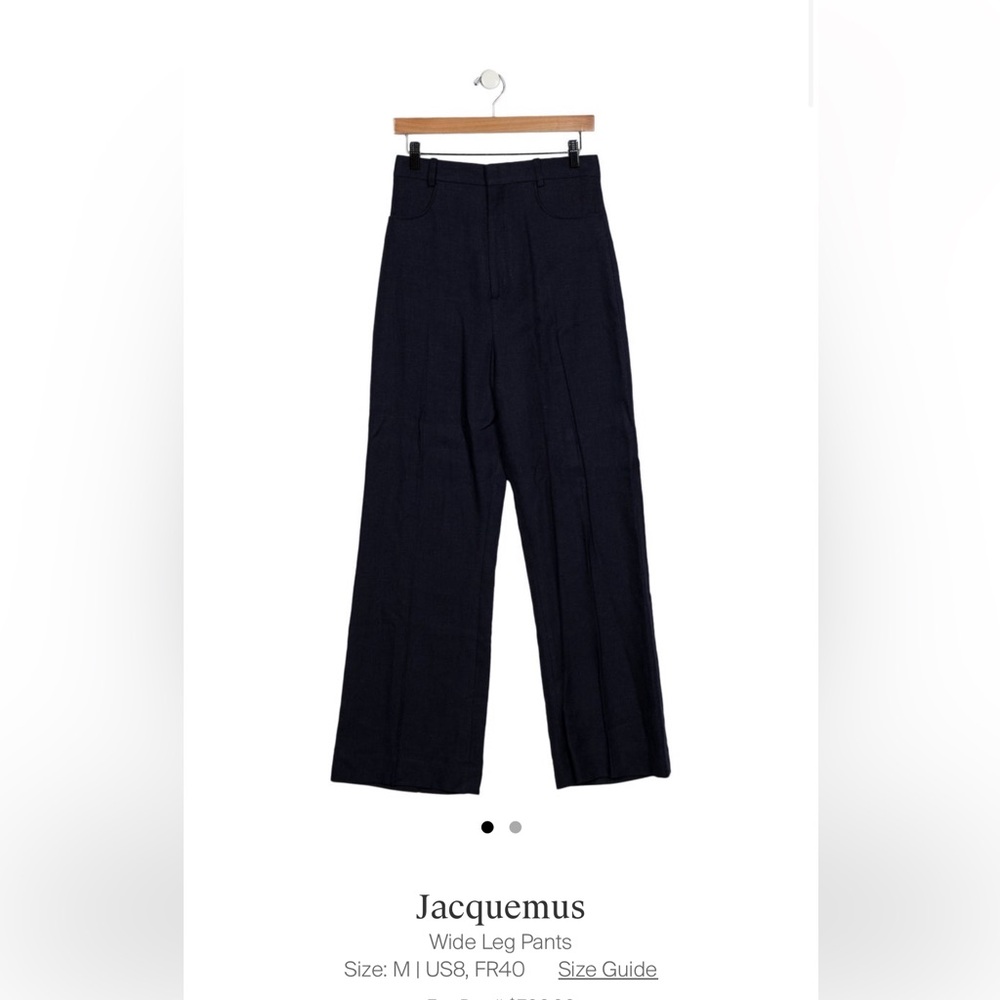 Jacquemus linen blend pants